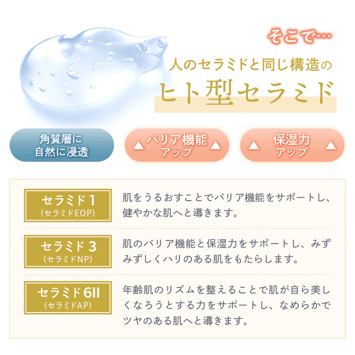 ヒト型セラミド 美容液 30ml つむぎ しみこみ美容液【夜用】