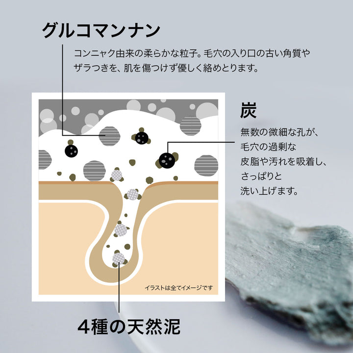 メンズ マンナンスクラブ洗顔